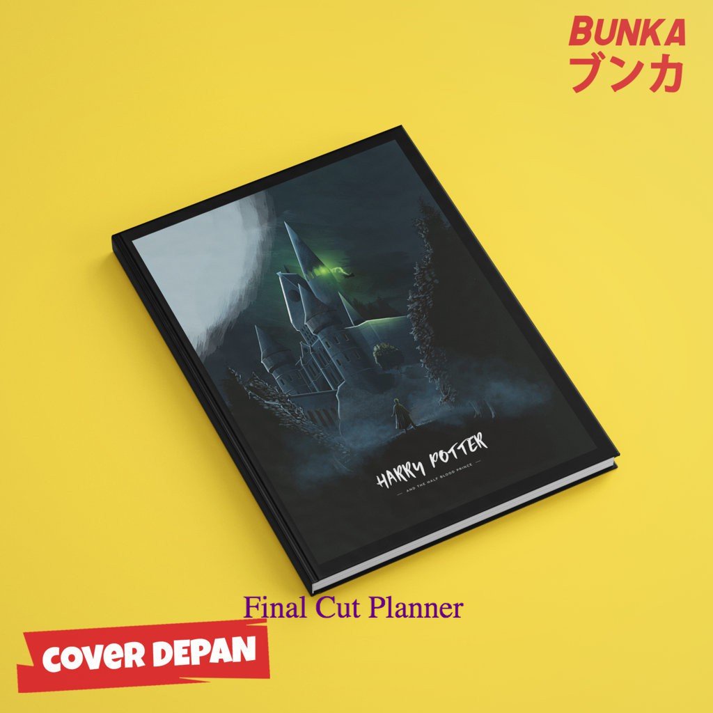 

Notebook Harry Potter and the Half Blood Prince Art Cover Hardcover A5 Buku Tulis Catatan Note .