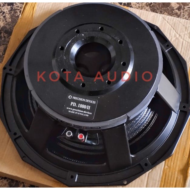 Speaker Komponen Precision Devices PD 1880 / PD1880 II DAUN CARBON 18Inch