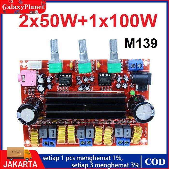 Amplifier Xh-M139 Tpa3116D2 Power Class D 2.1 Stereo + Subwoofer Tpa3116 139
