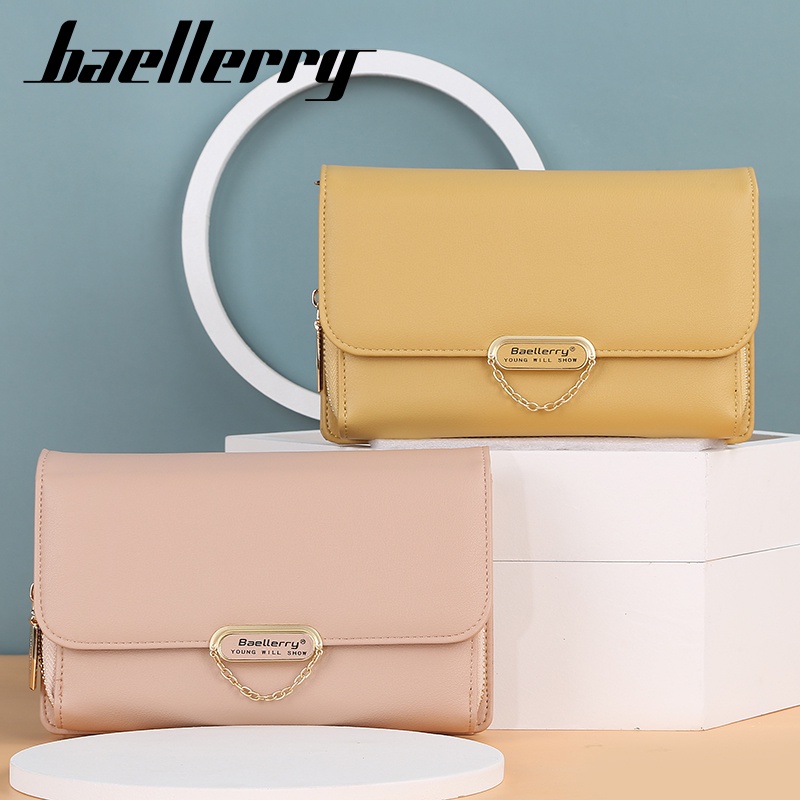 BAELLERRY N8606 Tas Selempang Wanita Bahan Kulit PU Leather Premium WATCHKITE WKOS