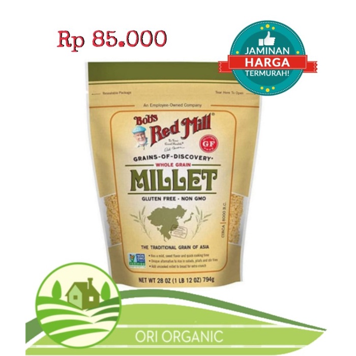 

BRM MILLET WHOLE GRAIN 793 gr