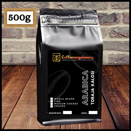 

Kopi Arabika Toraja Kalosi 500G Premium - (Biji/Giling)