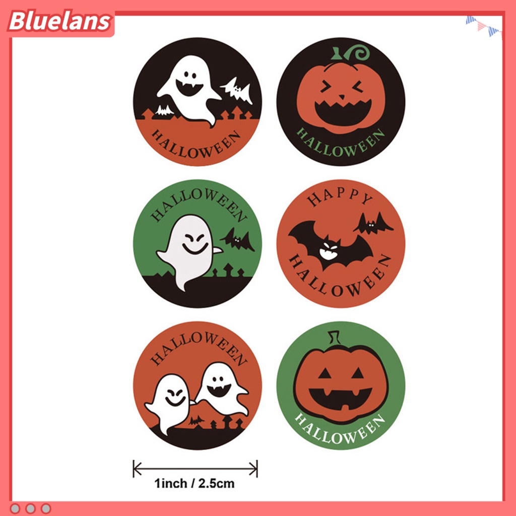 1 Roll Stiker Segel Motif Pohon Natal Rusa Permen Dengan Perekat Untuk Festival