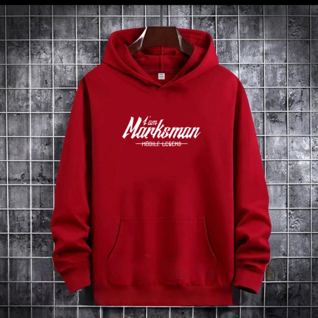 SWEATER HOODIE I AM MARKSMAN MOBILE LEGEND/ HOODIE MURAH TERLARIS / HOODIE UNISEX / HOODIE PRINTING