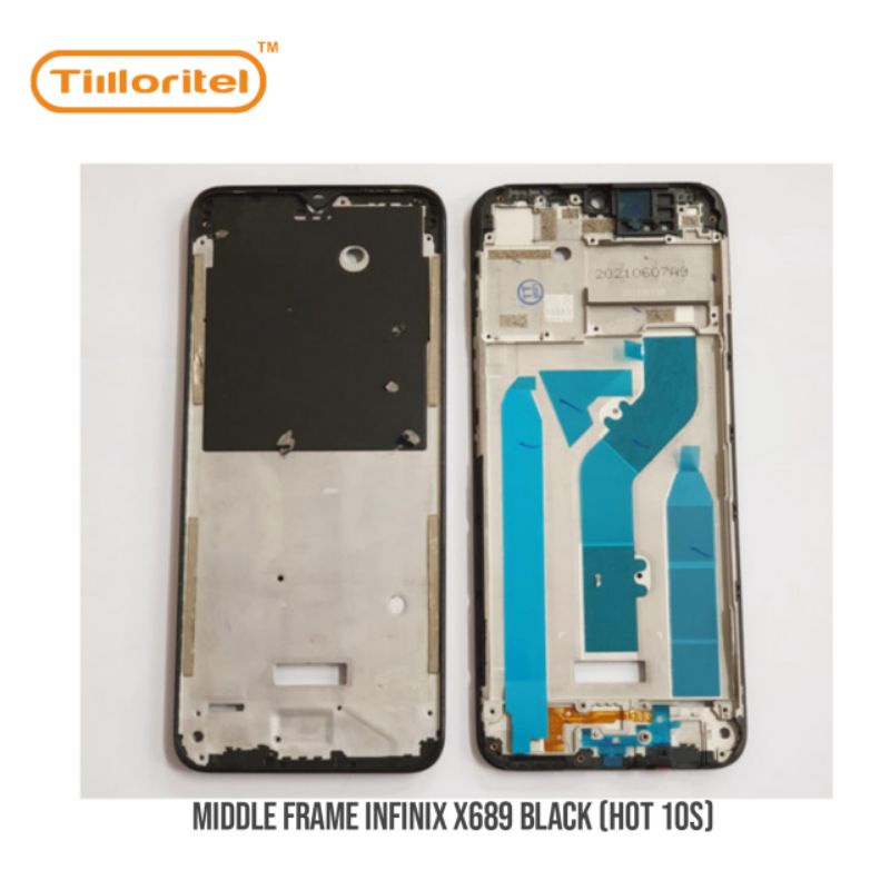 MIDDLE FRAME INFINIX X689 BLACK (HOT 10S)