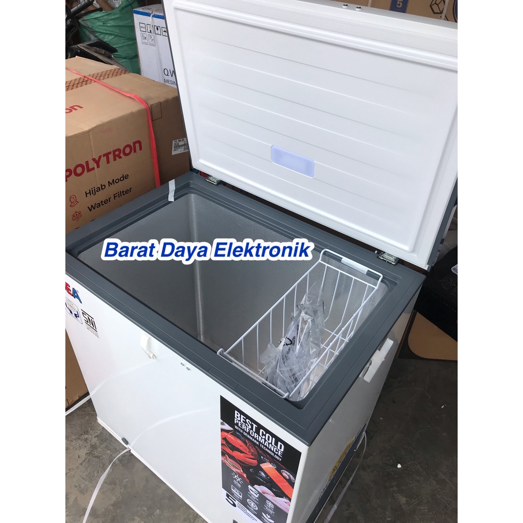 FREEZER GEA AB208 R CHEST FREEZER BOX 208 L LEMARI PEMBEKU 210 LITER