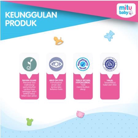 * NCC * Mitu Baby Shampo Sabun 2 in 1 Fresh &amp; Clean Perawatan Badan dan Rambut Bayi Pouch Refill