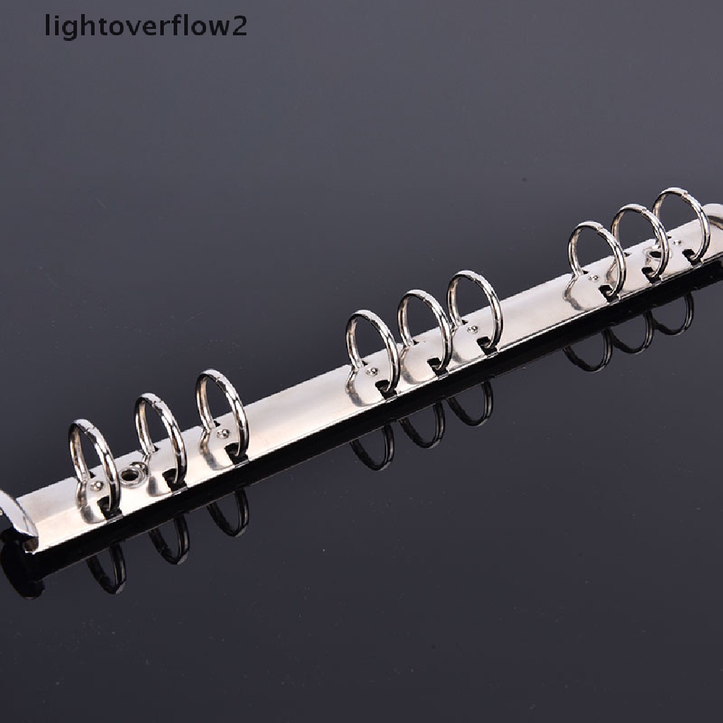 (lightoverflow2) Binder Loose leaf Ukuran A4 / B5 / A5 Bahan Metal