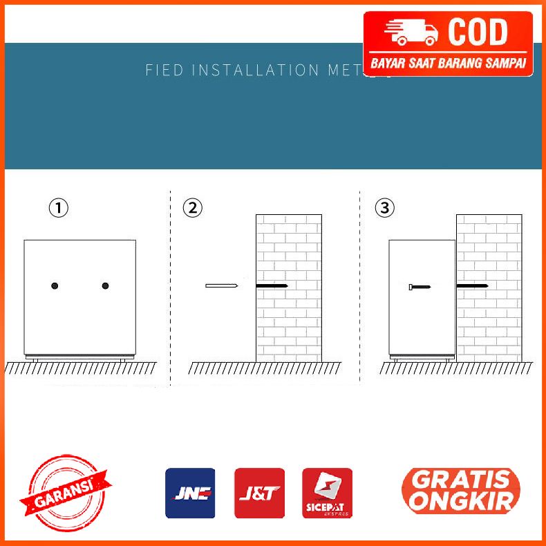 Kotak Brankas Safety Box Password 31x20x20cm - EB20