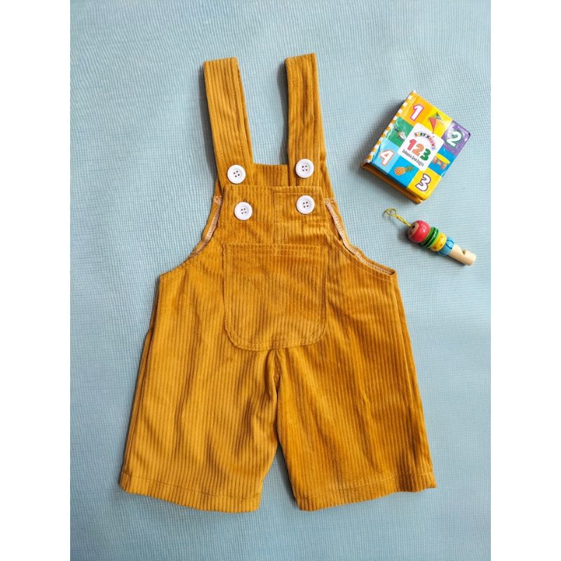 Overall Anak Sydney Corduroy Jumper Bayi Baby Kids Cewek &amp; Cowok 6 bulan - 3 tahun Corduroy