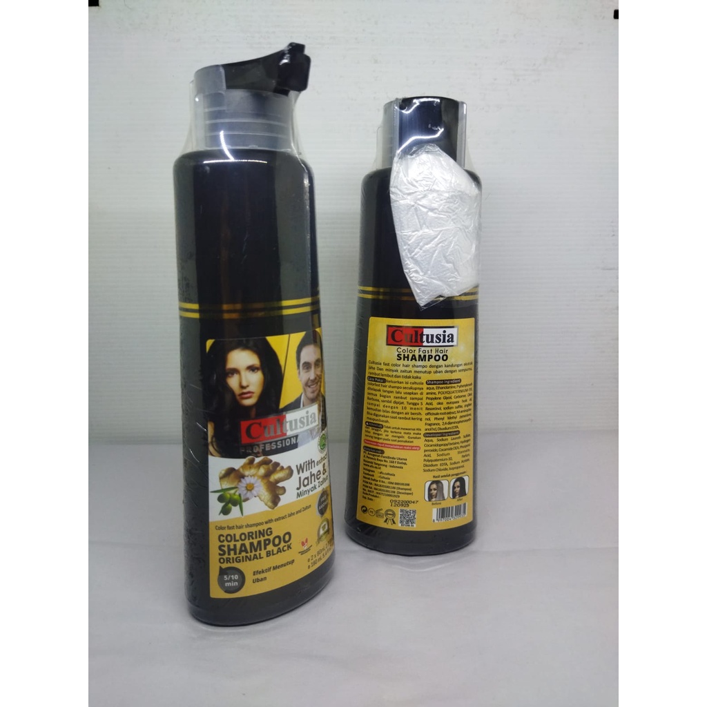 Cultusia Shampoo Original Black Hair BPOM 160ml Bisa COD