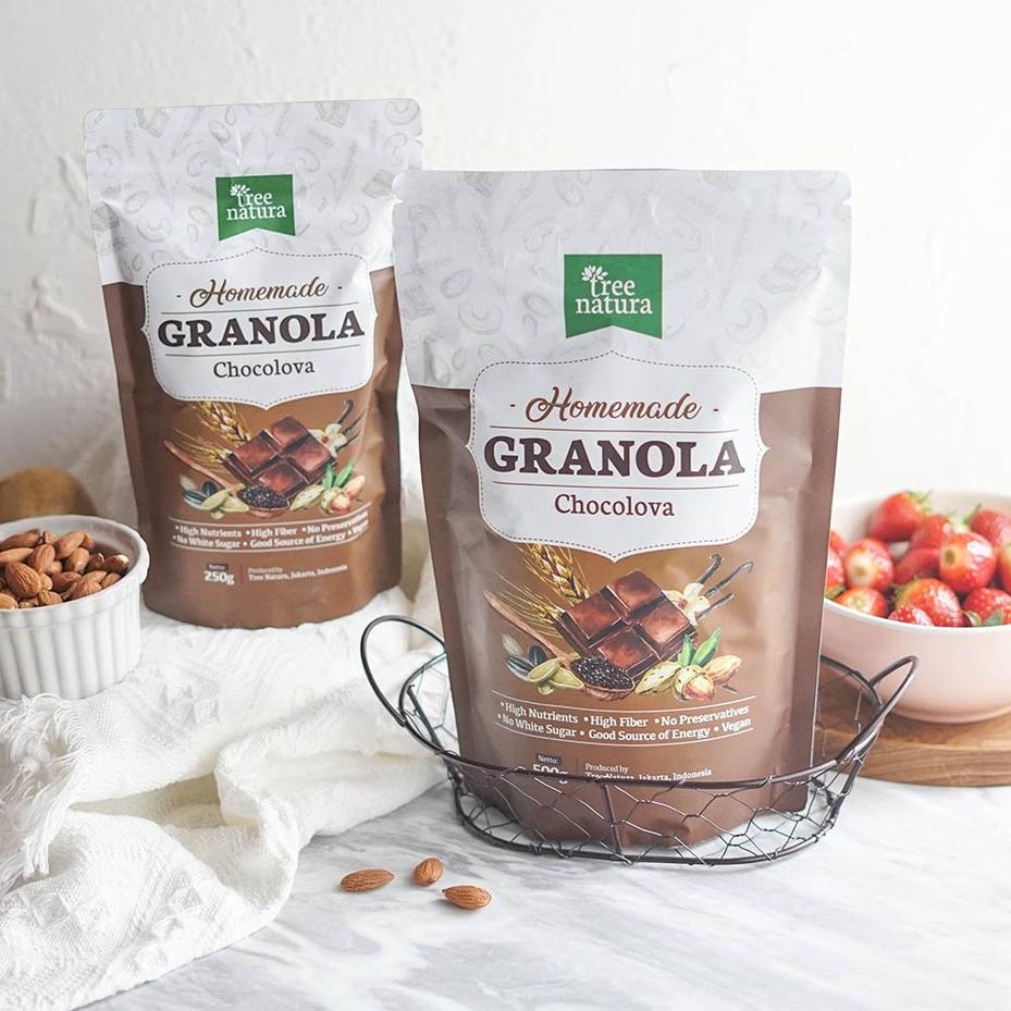 

CODEX3j3I--Tree Natura, Granola Chocolova 250gr (Dark Chocolate)