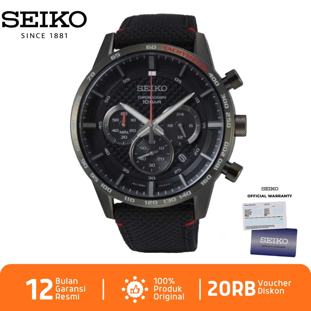 Seiko Pria SSB359 Jam Tangan Pria Seiko Discover More SSB359P1 Chronograph