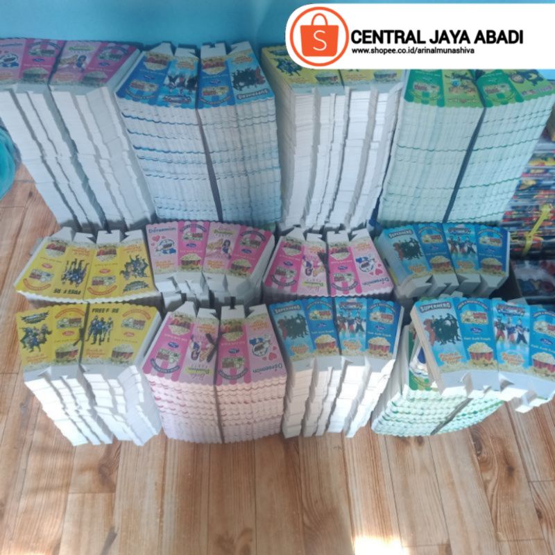 

300 LEMBAR KERTAS POPCORN UKURAN 12 × 6 SERI TERBARU BAHAN IVORY PUTIH