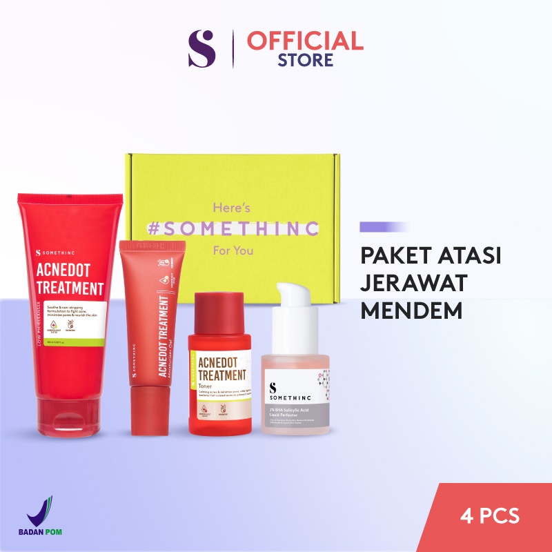 Jual Somethinc Pcs Paket Atasi Jerawat Jerawat Mendem Bruntusan