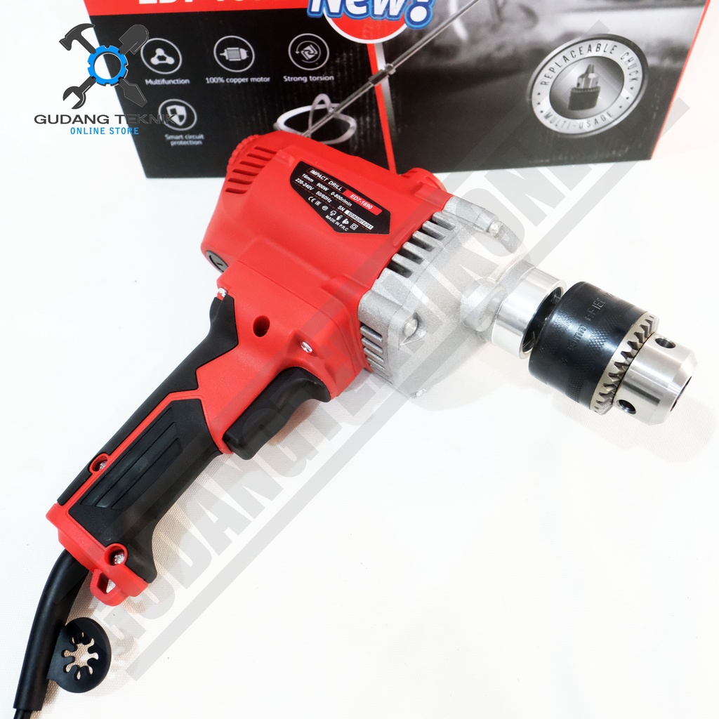 Mesin Bor Pengaduk Cat EDON ED7-1690 / Paint Mixer Cat Listrik ED7 1690 EDON - Mesin Bor Aduk Campur Warna Cat EDON