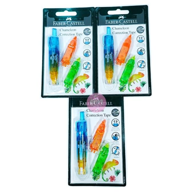 

TERLARIS FABER CASTELL Tipe X Kertas-Correction Tape Chameleon Mix Warna - Pcs /ALAT TULIS AESTHETIC/ALAT TULIS SEKOLAH/ALAT TULIS SET/ALAT TULIS LUCU/ALAT TULIS KANTOR