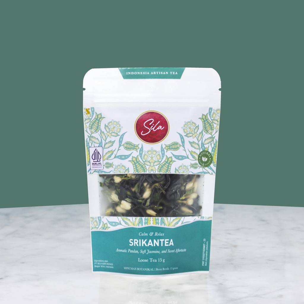

Sila Artisan Tea | Srikantea | White Kraft Loose 15gr | Teh Premium | Green Tea