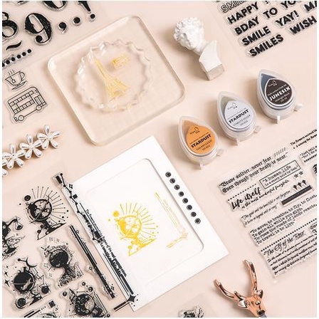 

Berkualitas Clear Stamp (Stempel Transparan/Bening - Mixed Thema G01 Terbatas