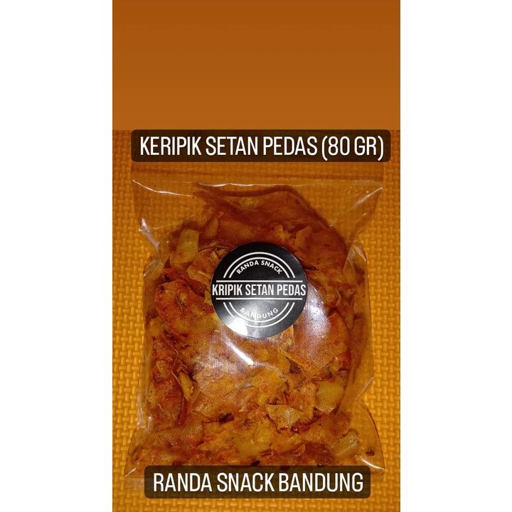 

KERIPIK SETAN PEDAS 80 GRAM