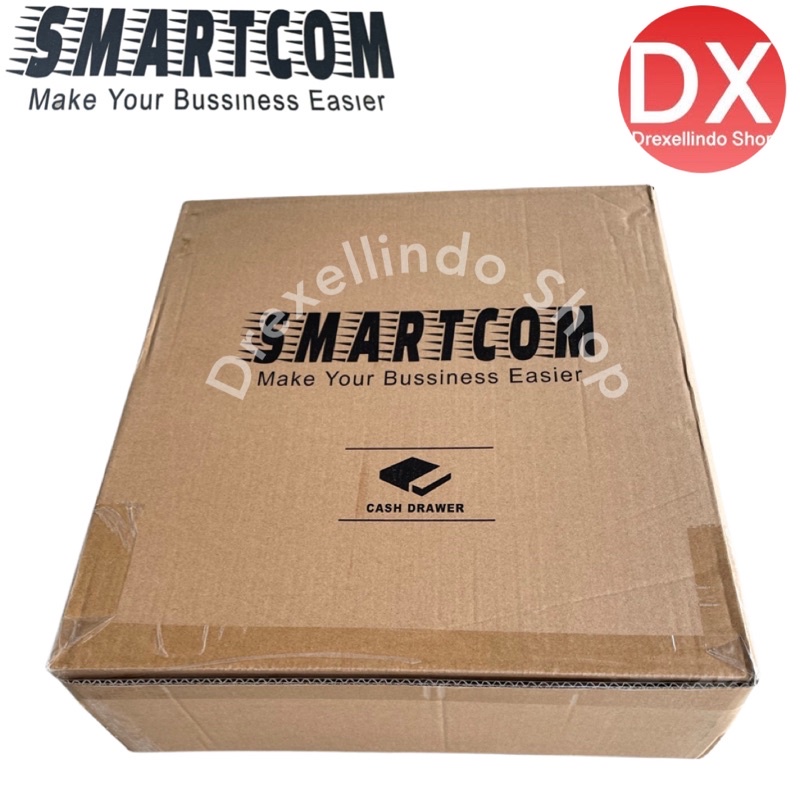 Cash Drawer Laci Kasir SMARTCOM ukuran 37x34x8cm RJ11 5 BIll 2 Coin