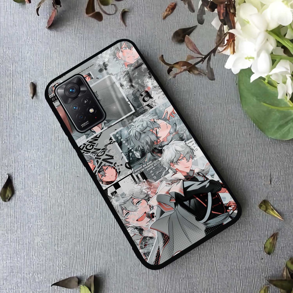 Case Glossy Kilau Redmi Note 11 Pro | Casing Hp Xiaomi | Pelindung Smartphone | Motif Genshin Aesthe
