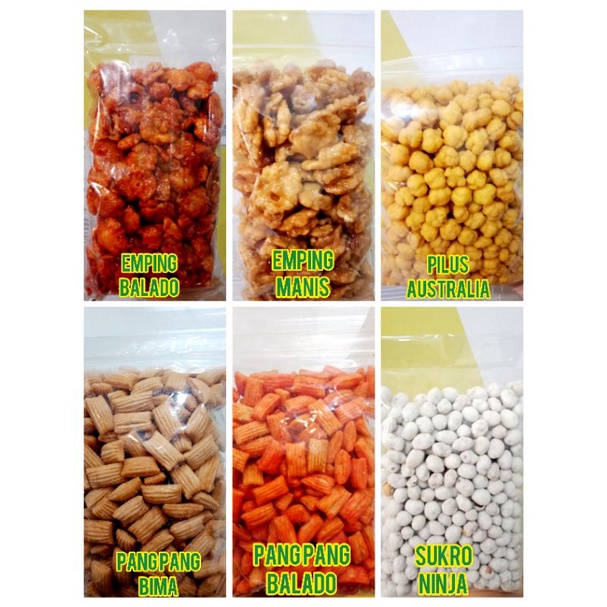

macam macam kacang/kacang bandung/kacang campur/roay kupas/kacang bangkok/kacang atom/kacang campur/250g