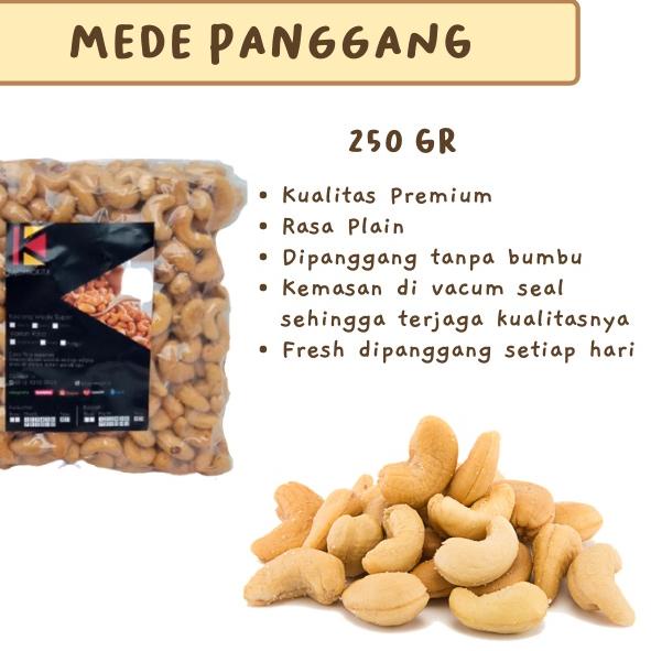 

READY ✅Kacang mede panggang original tanpa bumbu 250gr|SQ6