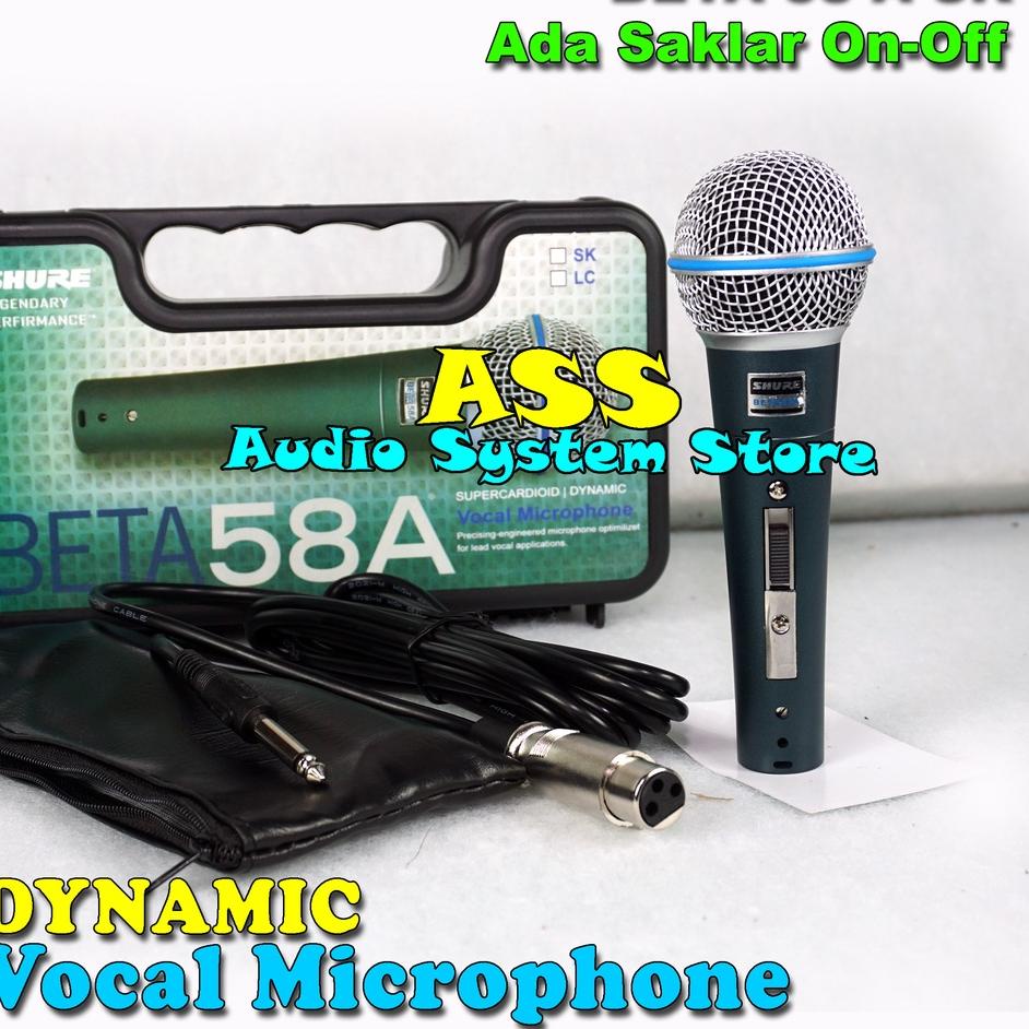 PROMO HARI INI MIC KABEL BETA 58A SK + KOPER MICROPHONE KABEL BT58SK/ BT-58A LC / BETA58 SK ??