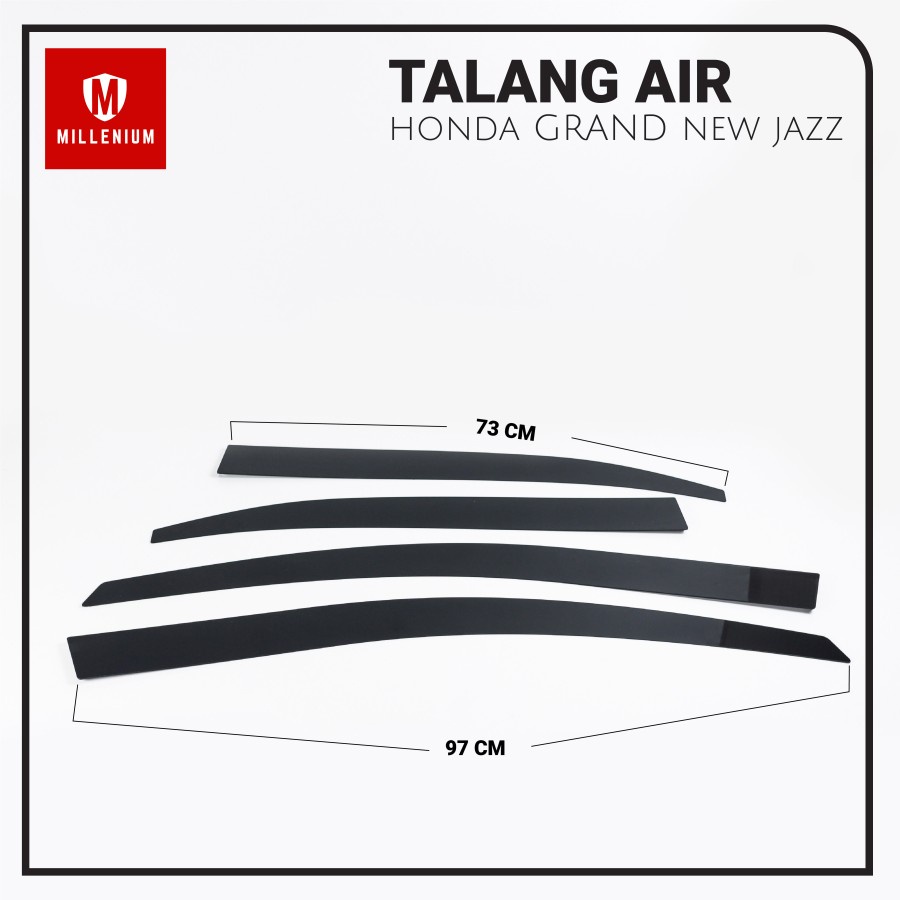 TALANG AIR PINTU MOBIL HONDA GRAND ALL NEW JAZZ 2014 - 2020 MODEL FLAT