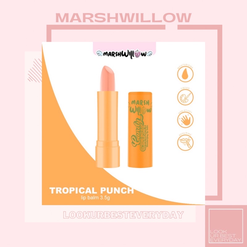 Jual MARSHWILLOW Candy Crush Moisturizing Lip Balm TROPICAL PUNCH