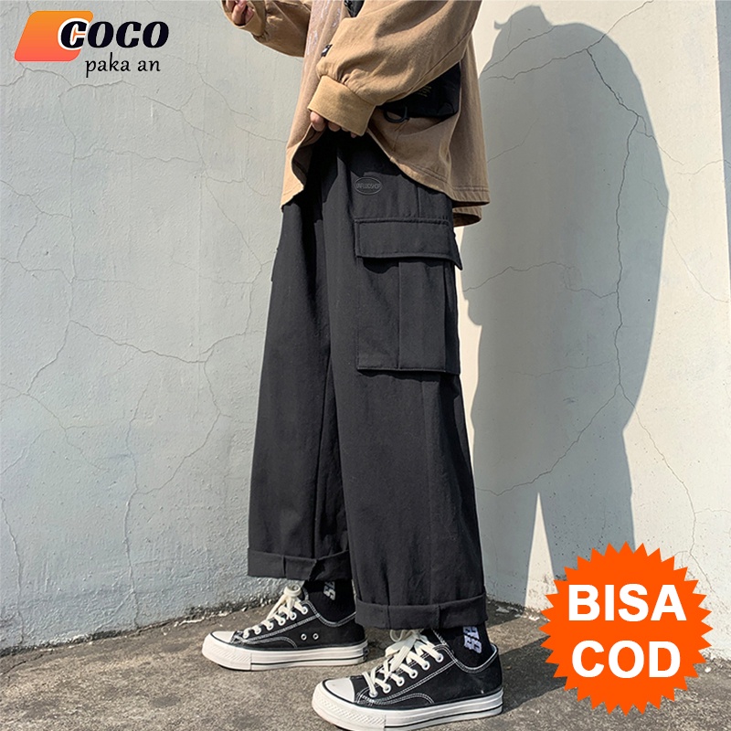 Jual Celana cargo panjang pria celana olahraga celana oversize pria