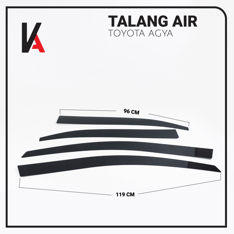 TALANG AIR PINTU MOBIL TOYOTA AGYA SLIM HIGH QUALITY