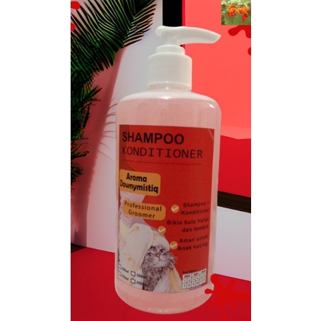 SHAMPOO kucing dan anjing anti kutu,jamur &amp; bakteri/flax