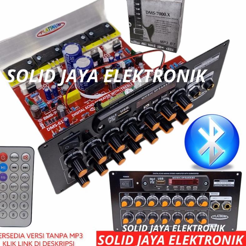 11.11✔️KIT POWER SPEAKER AKTIF ACTIVE MP3 BLUETOOTH BT SANKEN DMS-7000 DMS7000 DMS 7000 X .X BLUETOO