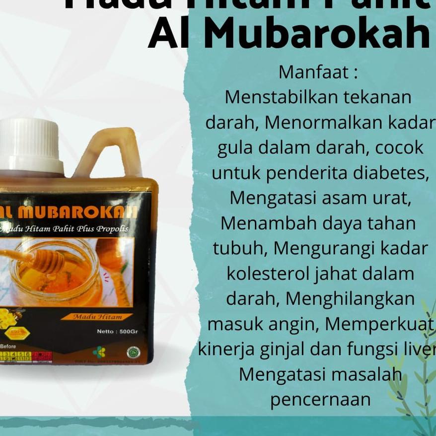 

✨TERBARU✨ Madu Hitam Pahit Kemasan 500gr !!