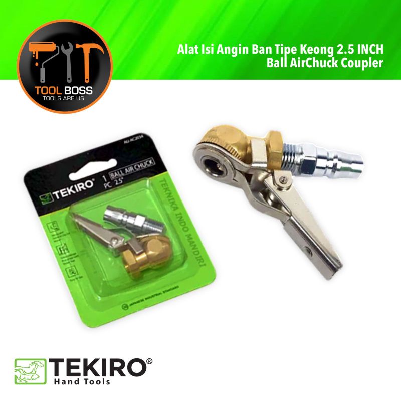 TEKIRO ALAT ISI ANGIN BAN BENTUK KEONG - BALL AIR CHUCK 2,5 INCHI