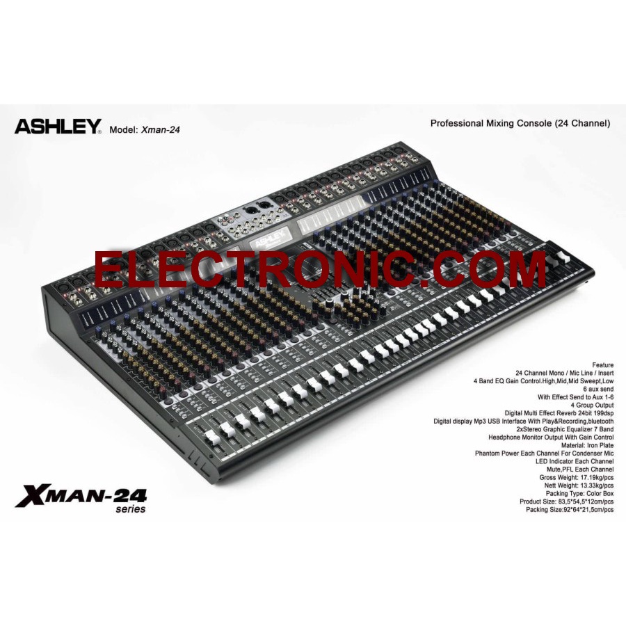 mixer ashley xman24 xman 24 original