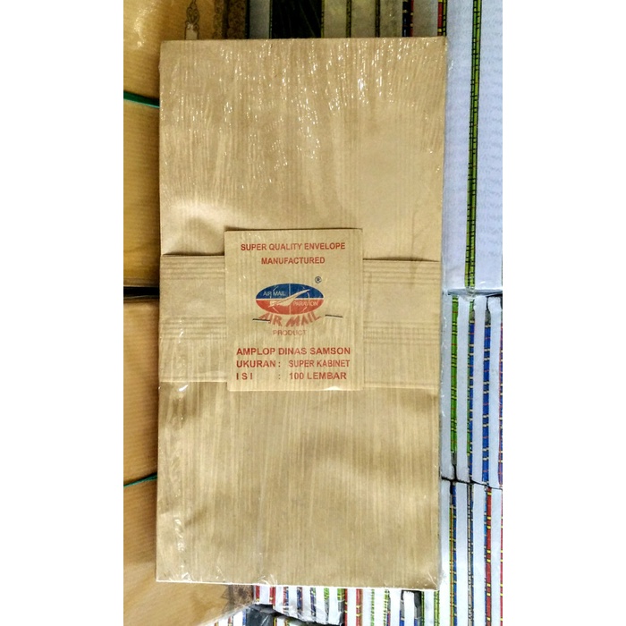 

Promo Amplop Coklat Super Kabinet Merk Airmail Hemat