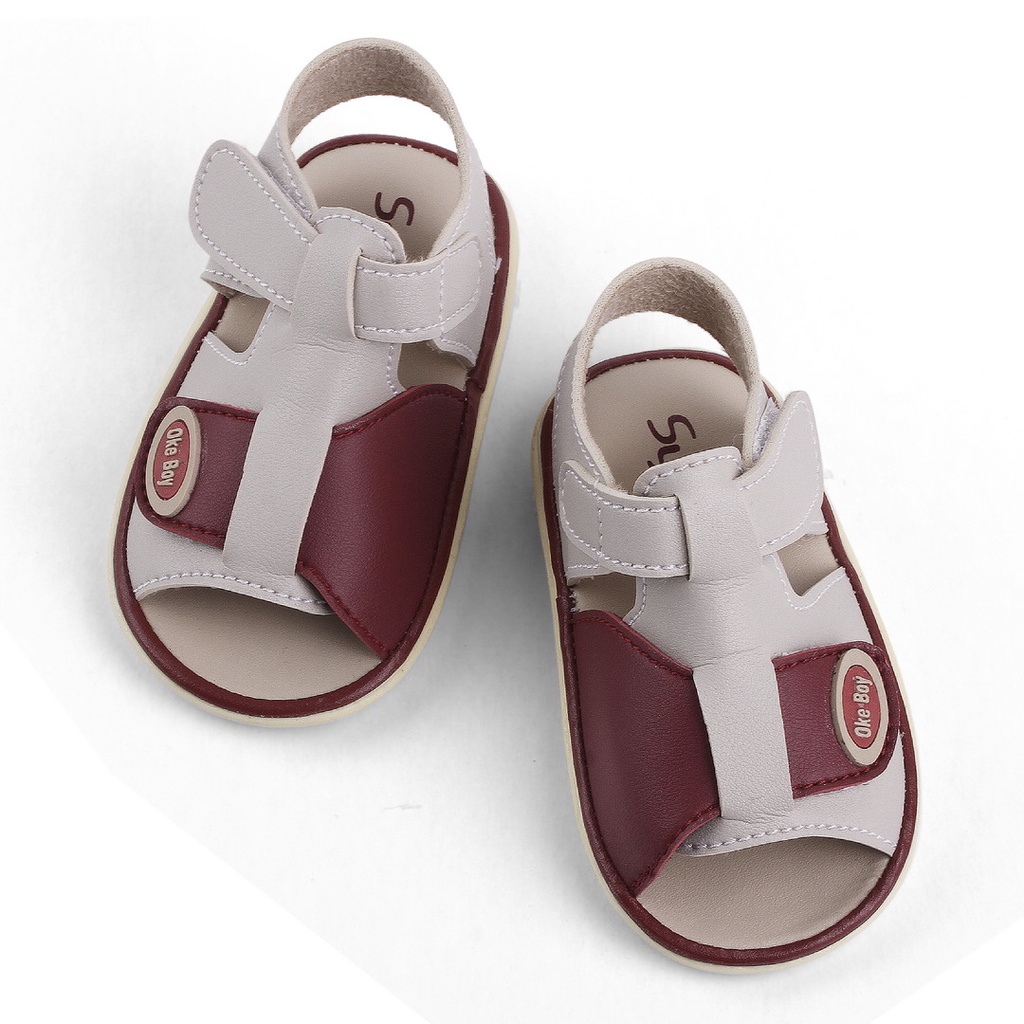 Sandal Anak Laki-Laki Usia 1 2 Bunyi Tahun Anti Slip dan Empuk SL08