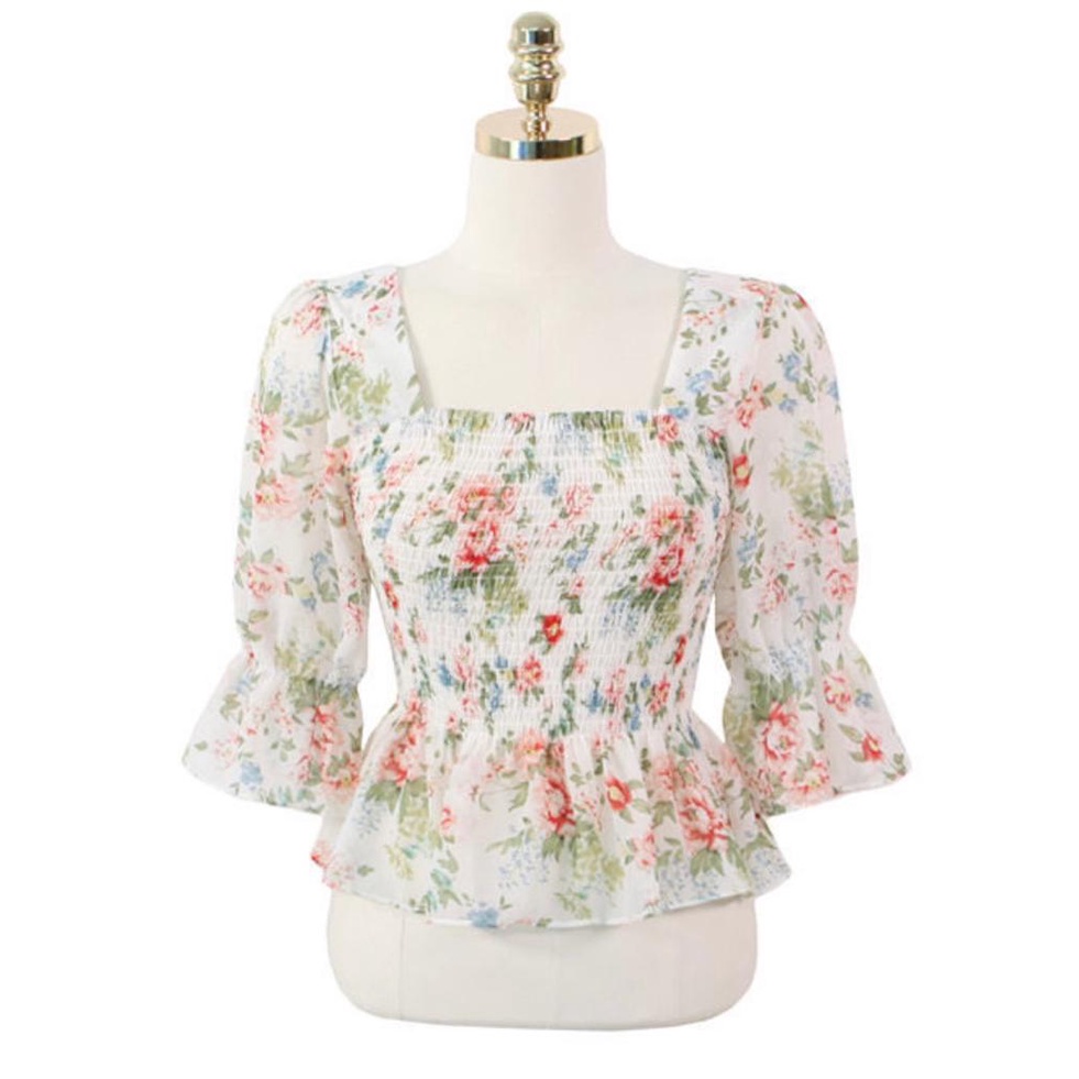 GFS CHUYA BABYDOLL SMOCK SWEET TOP
