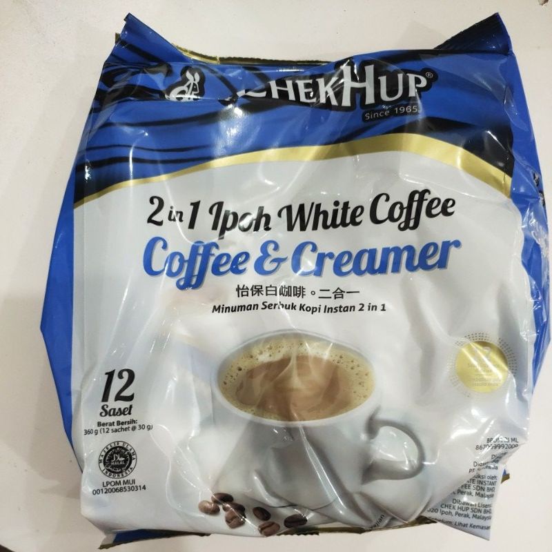 

Chek Hup White Coffee 2 in 1 isi 12 sachet