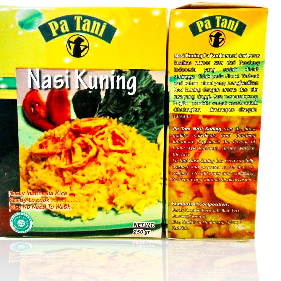 

Mega Max--Nasi Kuning Instan - Beras Siap Masak