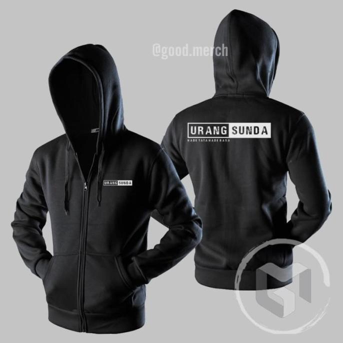 Jaket Pria Urang Sunda Sweater Distro Polos