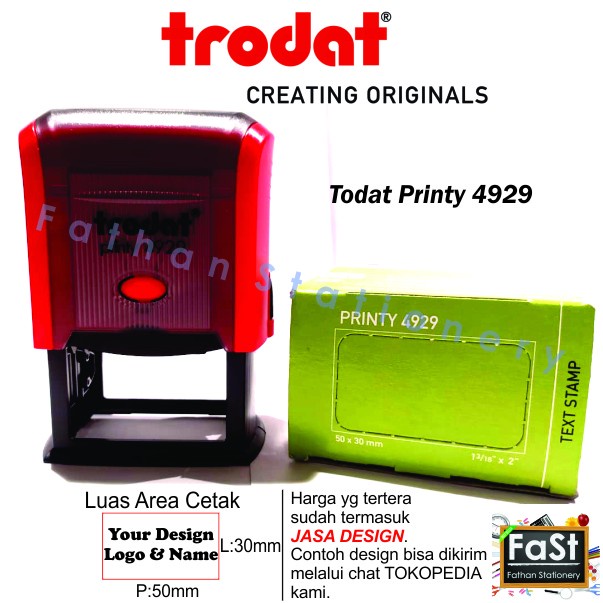 

Menakjubkan Stempel Trodat Printy 4929 + Letter Original Trendi