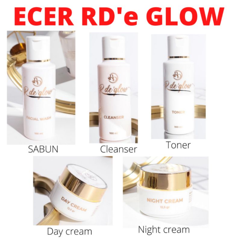 ECER RD'E GLOW /RD KEMASAN BARU/RD RINNADIAZELLA