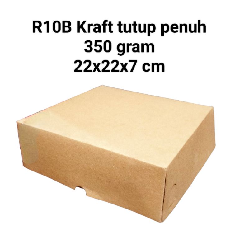 

DUS NASI COKLAT R10B KRAFT KRAF 22X22 COKLAT MIKA TUTUP PENUH FULL