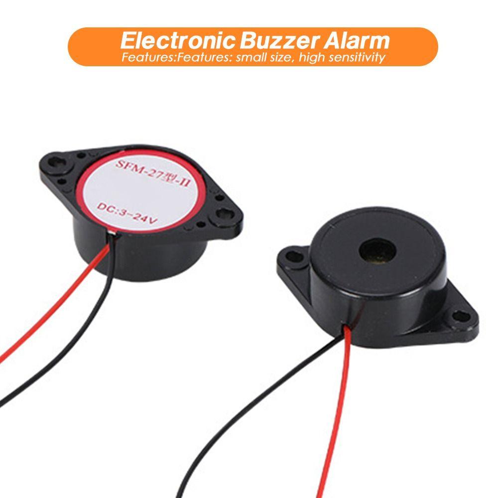 Solighter 2pcs Alarm Buzzer Elektronik Mini 3015suara Alarm Suara30 * 15mm Nada Konstan