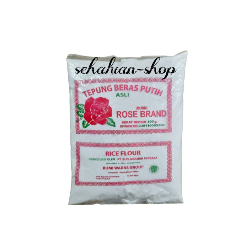 

rose brand tepung beras putih 500gr