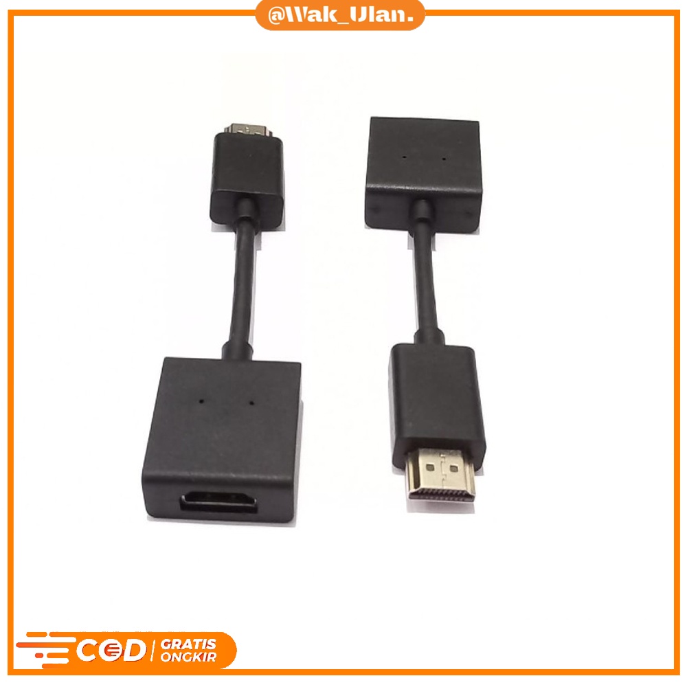 Hdmi Male to female Conector Conektor Konektor Converter Konverter Kabel Penyambung Extention 10cm